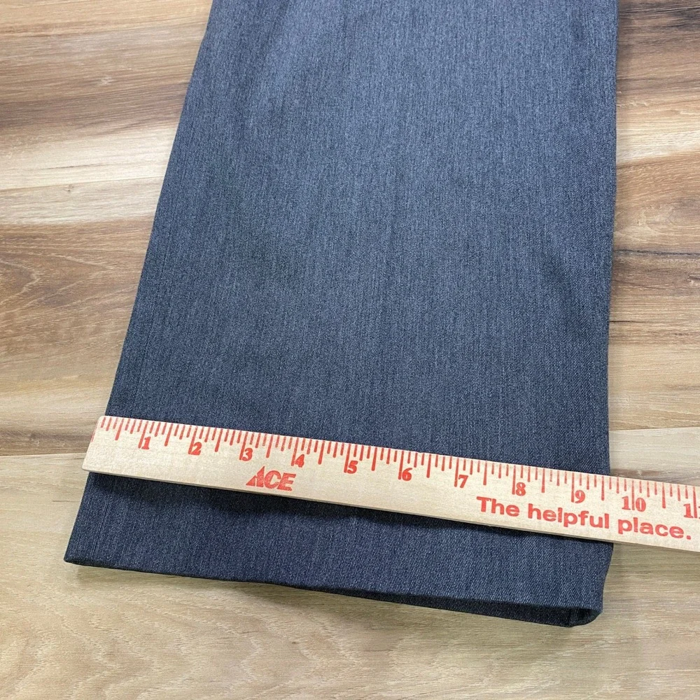 L.L. Bean Comfort Waist Pants Mens 40 Heritage Cotton Pleated Classic Gray